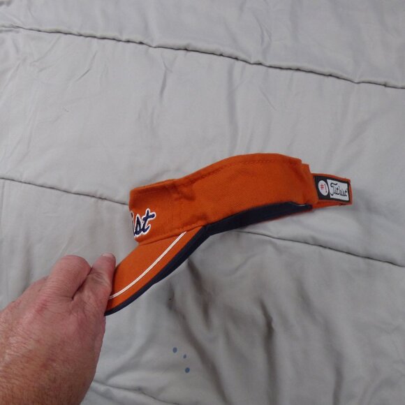 Titleist Visor Hat Men One Size Orange Golf Golfer - Picture 5 of 7